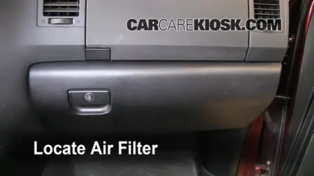 2008 Toyota Tundra SR5 4.7L V8 Crew Cab Pickup Air Filter (Cabin) Replace